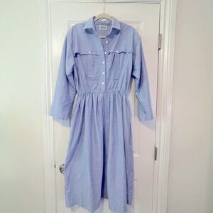 MAKE AN OFFER Vintage Sunshine Alley shirt dress size M/L